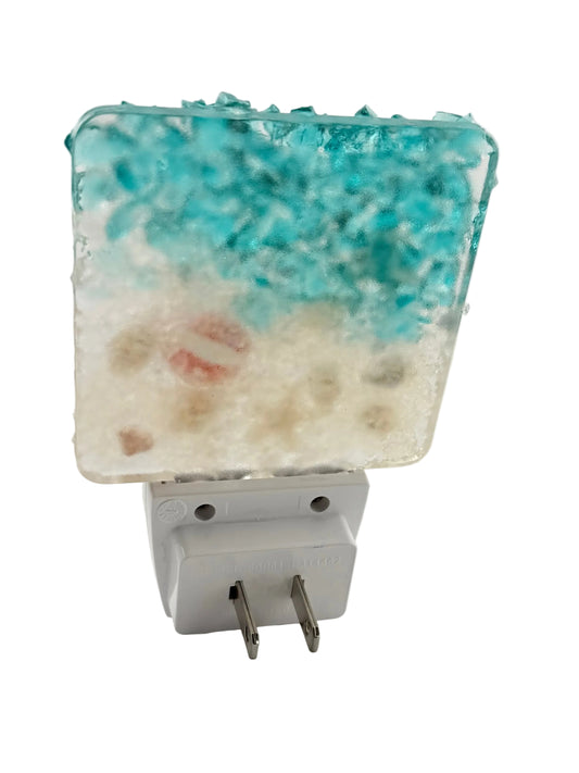 TURTLE CRUSHED GLASS NIGHT LIGHT