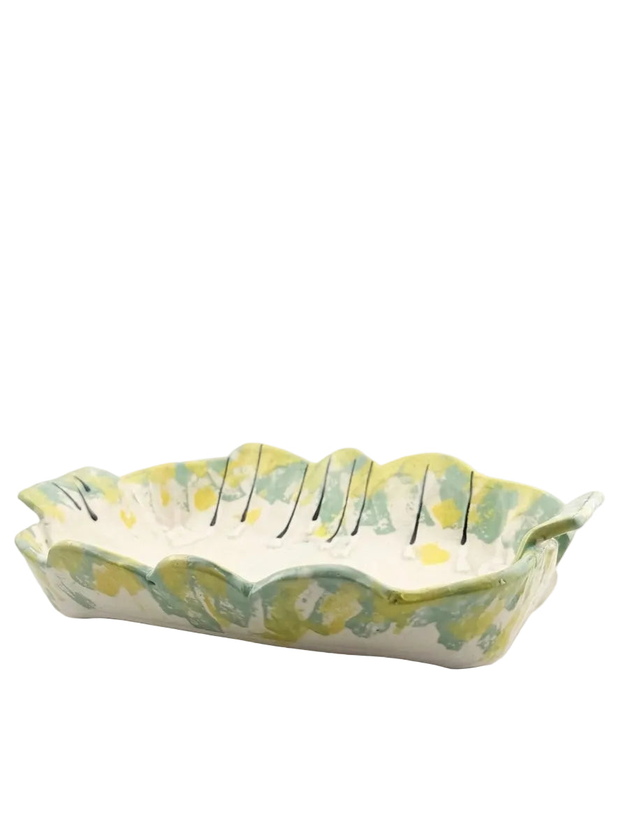LARGE BANANA SPLIT CERAMIC DISH #1