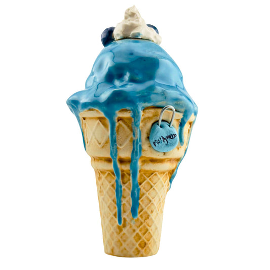 BLUEBERRY ICE CREAM CONE