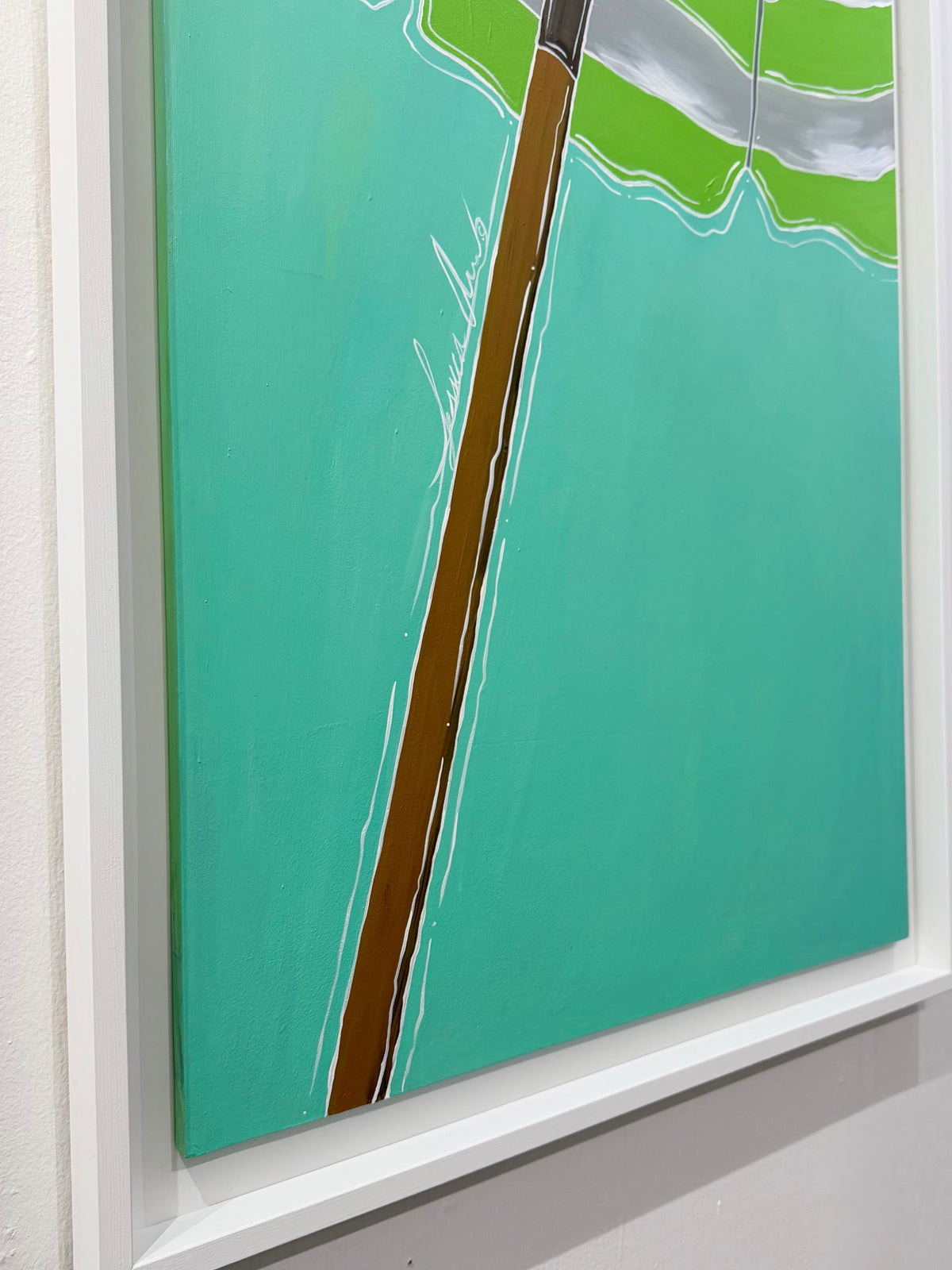 30 x 60 "Under The Sun" Acrylic Original Framed