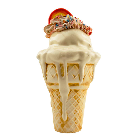 VANILLA RAINBOW ICE CREAM CONE