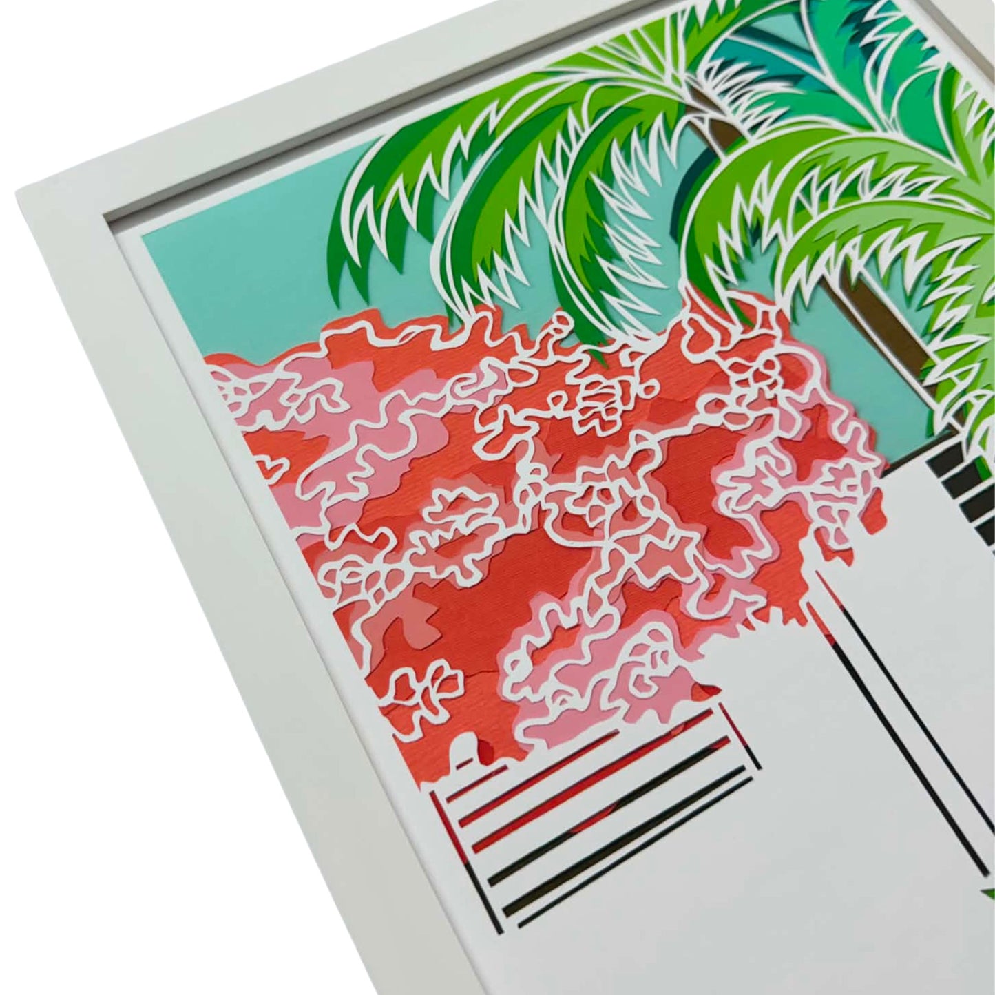 BOUGAINVILLEA 12"X15" FRAMED PRINT