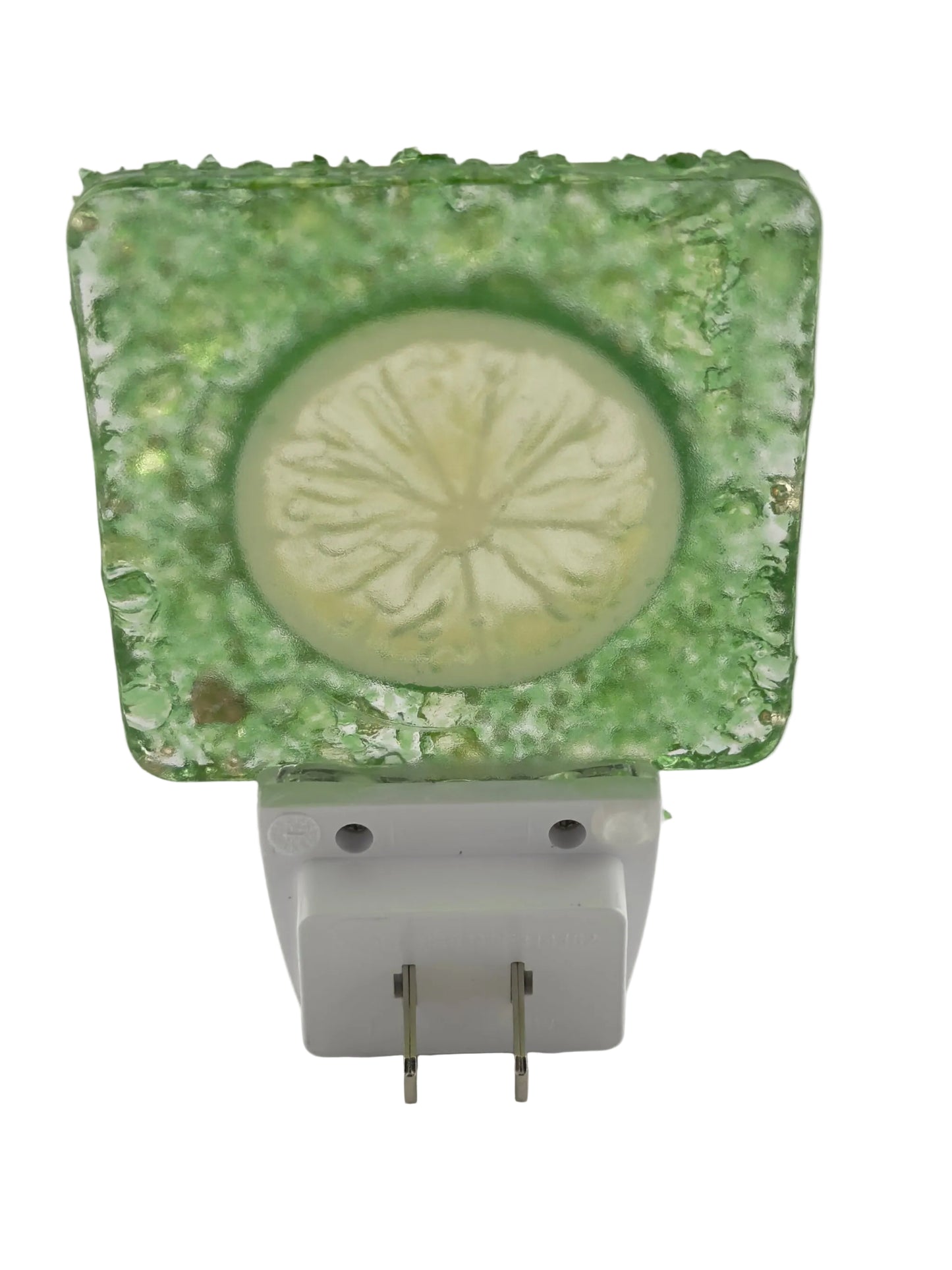 KEY LIME CRUSHED GLASS NIGHT LIGHT