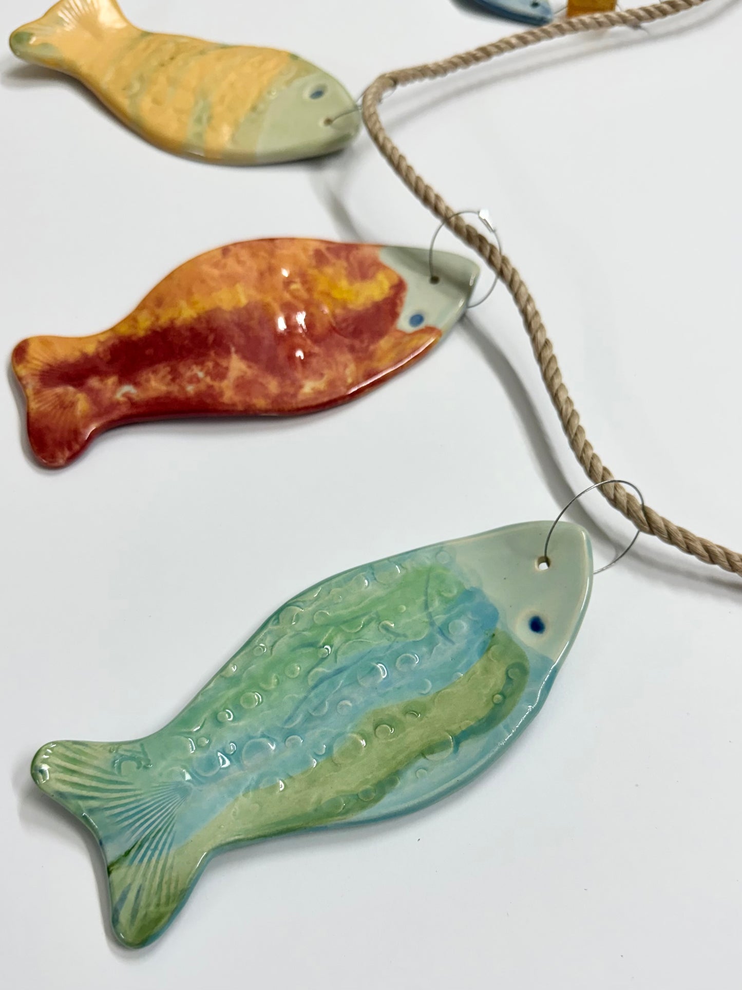 CERAMIC HANDMADE FISH STRINGER #3