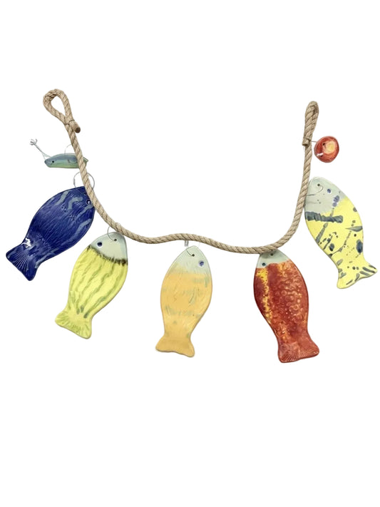 CERAMIC HANDMADE FISH STRINGER #2