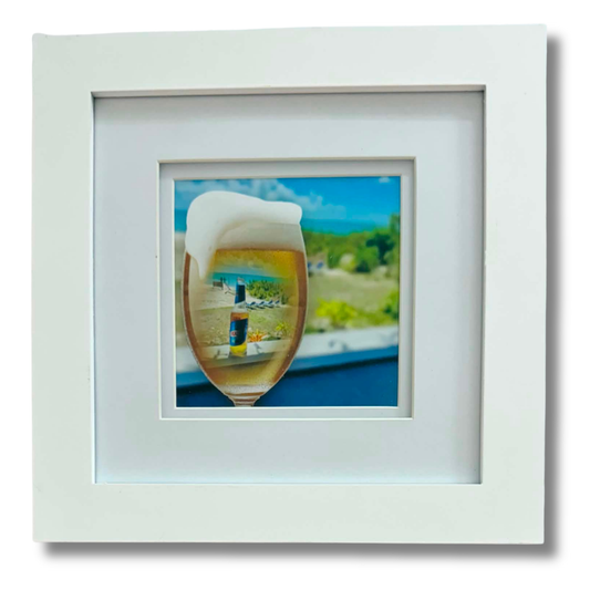 Bottle Of Beer In A Glass