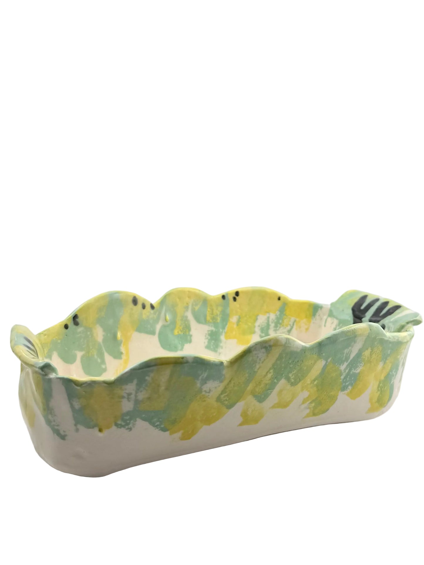 BANANA SPLIT CERAMIC DISH #1