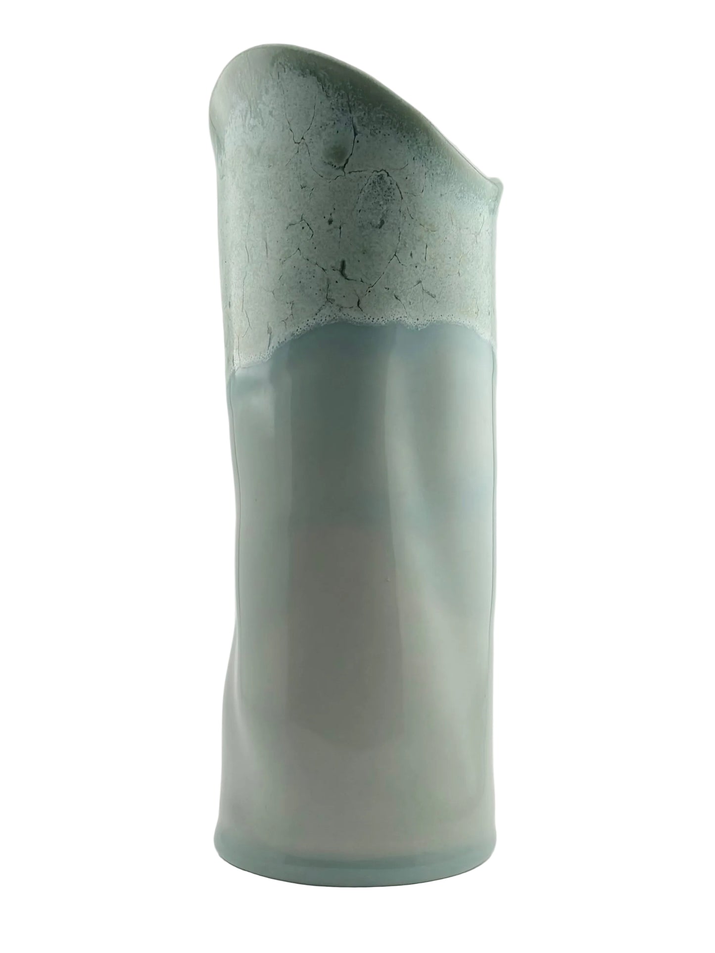 CERAMIC SUMMER BLUES VASE