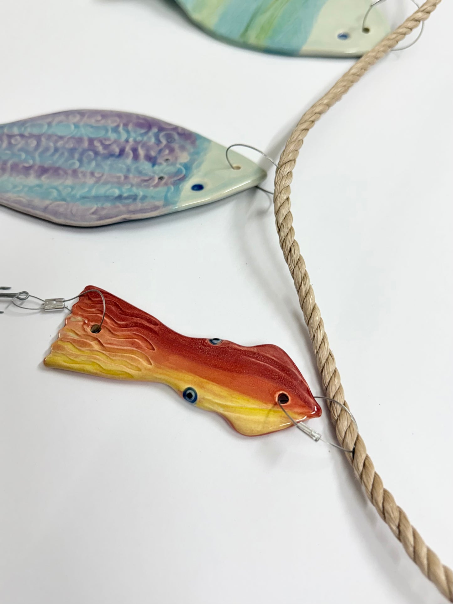 CERAMIC HANDMADE FISH STRINGER #4
