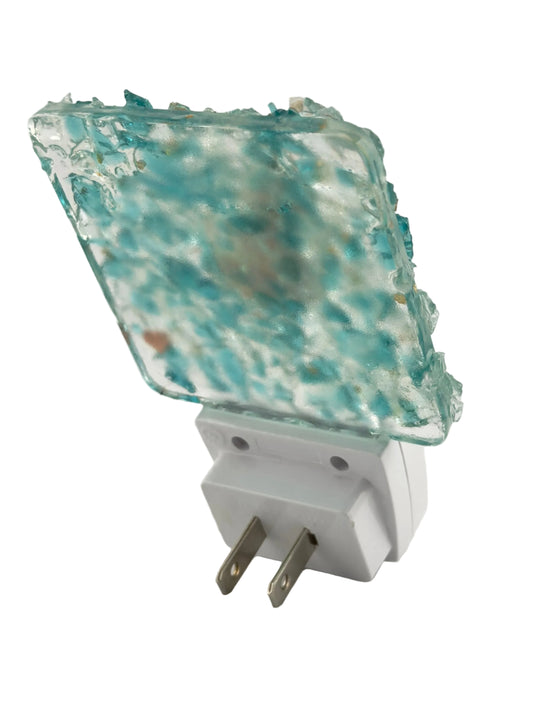 LUCKY SHELL CRUSHED GLASS NIGHT LIGHT