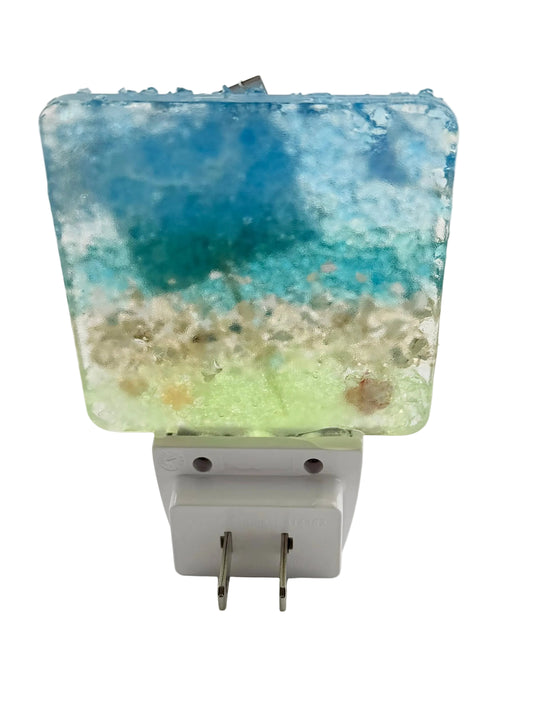 HAPPY PLACE CRUSHED GLASS NIGHT LIGHT