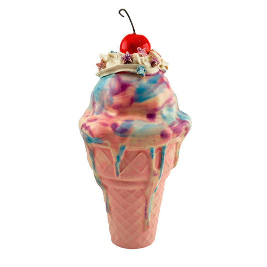 COTTON CANDY ICE CREAM CONE