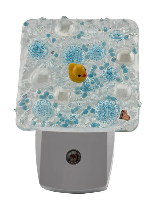 RUBBER DUCKY CRUSHED GLASS NIGHT LIGHT