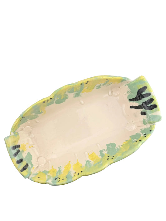 BANANA SPLIT CERAMIC DISH #1