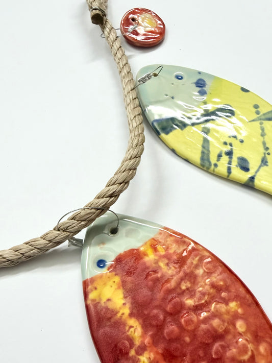CERAMIC HANDMADE FISH STRINGER #2